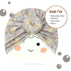 THE LITTLE LOOKERS Unisex Soft Printed Turban Cap, Baby Headwear | Suitable for 3 to 18 Months Baby