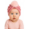 THE LITTLE LOOKERS Baby Soft Wool Knitted Turban Cap – Warm & Breathable Winter Headwrap for Newborns, Infants & Toddlers – Stylish Beanie for Baby Girls & Boys