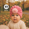 THE LITTLE LOOKERS Baby Soft Wool Knitted Turban Cap – Warm & Breathable Winter Headwrap for Newborns, Infants & Toddlers – Stylish Beanie for Baby Girls & Boys
