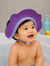 The Little Lookers Soft Silicone & PP Baby Shower Cap | Adjustable Waterproof Bathing Cap for Babies, Toddlers & Kids (Pack of 1)