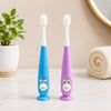 THE LITTLE LOOKERS Baby Toothbrush I Supersoft Bristles & Section Cup Base Tooth Brush for Kids/Babies/Toddlers - (Pack of 2)