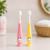 THE LITTLE LOOKERS Baby Toothbrush I Supersoft Bristles & Section Cup Base Tooth Brush for Kids/Babies/Toddlers - (Pack of 2)