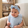 THE LITTLE LOOKERS Baby Hairband with Bib Set | Soft Cotton Headband & Muslin Bib Combo | Snap Button Closure Bib | Stretchable Headband | Newborn to Toddler (0–2 Years) | Gentle, Absorbent & Stylish Baby Accessory (Beige)