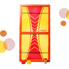TOYPENTER 3 in 1 String Hockey Table Board with Ludo and Snakes Ladders Game Toy, Wooden Fastest Finger First Game, Sling Puck Board Game for Kids, Childern