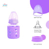 The Little Lookers High Borosilicate Glass Feeding Bottle for Baby/Feeder for Newborn |Super Soft Flow Control & Anti Colic Nipple for Infants/Toddlers(Pack of 2)