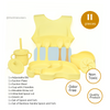 THE LITTLE LOOKERS Baby Feeding Set I 11 Piece Baby Dining Set I Baby Bowl and Spoon Set, Bib, Snack/Sipper Cup