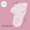 THE LITTLE LOOKERS Cute Cotton Baby Socks Set for Baby Girls I Socks for Infants/Toddlers/Kids - Pack of 2