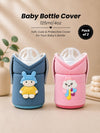 The Little Lookers Feeder Cover Sleeve with Handles | Soft Protective Bottle Holder for Baby Feeding Bottles | Water Proof/Resistant Bottle Cover with Anti-Slip Base | Fits Wide Neck / Philips Avent Bottles Up to 125ml/4oz