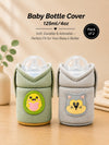 The Little Lookers Feeder Cover Sleeve with Handles | Soft Protective Bottle Holder for Baby Feeding Bottles | Water Proof/Resistant Bottle Cover with Anti-Slip Base | Fits Wide Neck / Philips Avent Bottles Up to 125ml/4oz