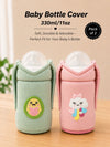 The Little Lookers Feeder Cover Sleeve with Handles | Soft Protective Bottle Holder for Baby Feeding Bottles | Water Proof/Resistant Bottle Cover with Anti-Slip Base | Fits Wide Neck / Philips Avent Bottles 240ml/8oz & 330ml/11oz