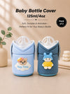 The Little Lookers Feeder Cover Sleeve with Handles | Soft Protective Bottle Holder for Baby Feeding Bottles | Water Proof/Resistant Bottle Cover with Anti-Slip Base | Fits Wide Neck / Philips Avent Bottles Up to 125ml/4oz