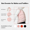 THE LITTLE LOOKERS Premium Quality Front Open Half Sweater/Inner/Bandi/Wollen Vest for New Born Babies/Infants Set of 2