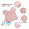 THE LITTLE LOOKERS Baby Knit Cap I Winter Pom Pom Beanie Cap for Kids/Toddler /Girls/ Boys (6 Months - 3 Years Baby)