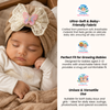 THE LITTLE LOOKERS Baby Turban Cap | Soft Bow Knot Hat for Newborn Boys & Girls (3-18 Months)