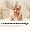 THE LITTLE LOOKERS Baby Turban Cap | Soft Bow Knot Hat for Newborn Boys & Girls (3-18 Months)