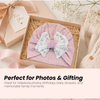 THE LITTLE LOOKERS Baby Turban Cap | Soft Bow Knot Hat for Newborn Boys & Girls (3-18 Months)