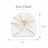 THE LITTLE LOOKERS Baby Turban Cap | Soft Bow Knot Hat for Newborn Boys & Girls (3-18 Months)
