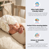 THE LITTLE LOOKERS Baby Turban Cap | Soft Bow Knot Hat for Newborn Boys & Girls (3-18 Months)