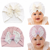 THE LITTLE LOOKERS Baby Turban Cap | Soft Bow Knot Hat for Newborn Boys & Girls (3-18 Months)