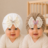 THE LITTLE LOOKERS Baby Turban Cap | Soft Bow Knot Hat for Newborn Boys & Girls (3-18 Months)