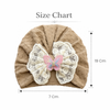 THE LITTLE LOOKERS Baby Turban Cap | Soft Bow Knot Hat for Newborn Boys & Girls (3-18 Months)
