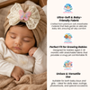 THE LITTLE LOOKERS Baby Turban Cap | Soft Bow Knot Hat for Newborn Boys & Girls (3-18 Months)