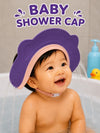 The Little Lookers Soft Silicone & PP Baby Shower Cap | Adjustable Waterproof Bathing Cap for Babies, Toddlers & Kids (Pack of 1)