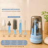 THE LITTLE LOOKERS Baby Bottle Cleaning Brush Set | BPA Free Silicone Bottle, Nipple & Straw Cleaner Kit with Storage Case & Spray Bottle