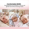 THE LITTLE LOOKERS Baby Hairband | Lace Bow Headbands | Stretchable & Lightweight | Headband Accessory for Newborns, Infants & Girls | Soft Elastic Cotton Hair Band 3 pcs Set (6 Months - 5Years)