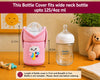The Little Lookers Feeder Cover Sleeve with Handles | Soft Protective Bottle Holder for Baby Feeding Bottles | Water Proof/Resistant Bottle Cover with Anti-Slip Base | Fits Wide Neck / Philips Avent Bottles Up to 125ml/4oz