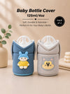 The Little Lookers Feeder Cover Sleeve with Handles | Soft Protective Bottle Holder for Baby Feeding Bottles | Water Proof/Resistant Bottle Cover with Anti-Slip Base | Fits Wide Neck / Philips Avent Bottles Up to 125ml/4oz