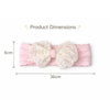 THE LITTLE LOOKERS Baby Hairband | Lace Bow Headbands | Stretchable & Lightweight | Headband for Newborns, Infants & Girls | Soft Elastic Cotton Hair Band