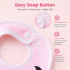 THE LITTLE LOOKERS Baby bibs with Snap button closure /Apron| Cute Animal Soft Cotton Fabric with PVC on Back for Quick Absorption & Fast Drying for Newborns/babies (0-3 years)