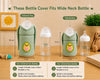 The Little Lookers Feeder Cover Sleeve with Handles | Soft Protective Bottle Holder for Baby Feeding Bottles | Water Proof/Resistant Bottle Cover with Anti-Slip Base | Fits Wide Neck / Philips Avent Bottles 125ml/4oz, 240ml/8oz & 330ml/11oz