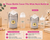The Little Lookers Feeder Cover Sleeve with Handles | Soft Protective Bottle Holder for Baby Feeding Bottles | Water Proof/Resistant Bottle Cover with Anti-Slip Base | Fits Wide Neck / Philips Avent Bottles 125ml/4oz, 240ml/8oz & 330ml/11oz