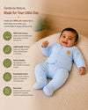 THE LITTLE LOOKERS Baby Winter 5-Piece Set | Soft Cotton Quilted Top, Cap, Bib & 2 Bottoms | Warm Clothing Set for Babies