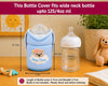 The Little Lookers Feeder Cover Sleeve with Handles | Soft Protective Bottle Holder for Baby Feeding Bottles | Water Proof/Resistant Bottle Cover with Anti-Slip Base | Fits Wide Neck / Philips Avent Bottles Up to 125ml/4oz