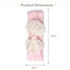 THE LITTLE LOOKERS Baby Hairband | Lace Bow Headbands | Stretchable & Lightweight | Headband for Newborns, Infants & Girls | Soft Elastic Cotton Hair Band