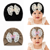 THE LITTLE LOOKERS Baby Turban Cap | Soft Bow Knot Hat for Newborn Boys & Girls (3-18 Months)