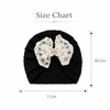 THE LITTLE LOOKERS Baby Turban Cap | Soft Bow Knot Hat for Newborn Boys & Girls (3-18 Months)