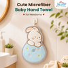 THE LITTLE LOOKERS Cute Microfiber Baby Hand Towel for Newborns | Kids Hand Towel | Quick Dry I Super Absorbent, Super Soft Washclothes for Infants,Babies,Toddlers