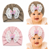 THE LITTLE LOOKERS Baby Turban Cap | Soft Bow Knot Hat for Newborn Boys & Girls (3-18 Months)