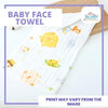 THE LITTLE LOOKERS Hankey for Baby | Face Towels for Newborn Baby Extra Soft Hankies Reusable Napkins for Infants | Cotton Handkerchief for Kids (Prints May Very)