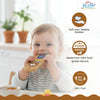 THE LITTLE LOOKERS Baby Silicone Remote Control Teether – BPA-Free Infant Teething Toy with Textured Buttons & Bear Design – Safe, Soft & Easy to Hold for Teething Relief