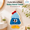 THE LITTLE LOOKERS Cute Microfiber Baby Hand Towel for Newborns | Kids Hand Towel | Quick Dry I Super Absorbent, Super Soft Washclothes for Infants,Babies,Toddlers