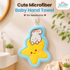 THE LITTLE LOOKERS Cute Microfiber Baby Hand Towel for Newborns | Kids Hand Towel | Quick Dry I Super Absorbent, Super Soft Washclothes for Infants,Babies,Toddlers