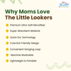 THE LITTLE LOOKERS Cute Microfiber Baby Hand Towel for Newborns | Kids Hand Towel | Quick Dry I Super Absorbent, Super Soft Washclothes for Infants,Babies,Toddlers