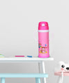 THE LITTLE LOOKERS Stainless Steel Sipper Bottle for Kids/Sipper Bottle with Straw/Travelling Water Bottle for Kids with Straw - 450ml