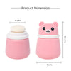 THE LITTLE LOOKERS Portable Baby Skin Care Baby Powder Puff with Box Holder Container for New Born and Kids for Baby Face and Body