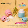 THE LITTLE LOOKERS Portable Baby Skin Care Baby Powder Puff with Box Holder Container for New Born and Kids for Baby Face and Body